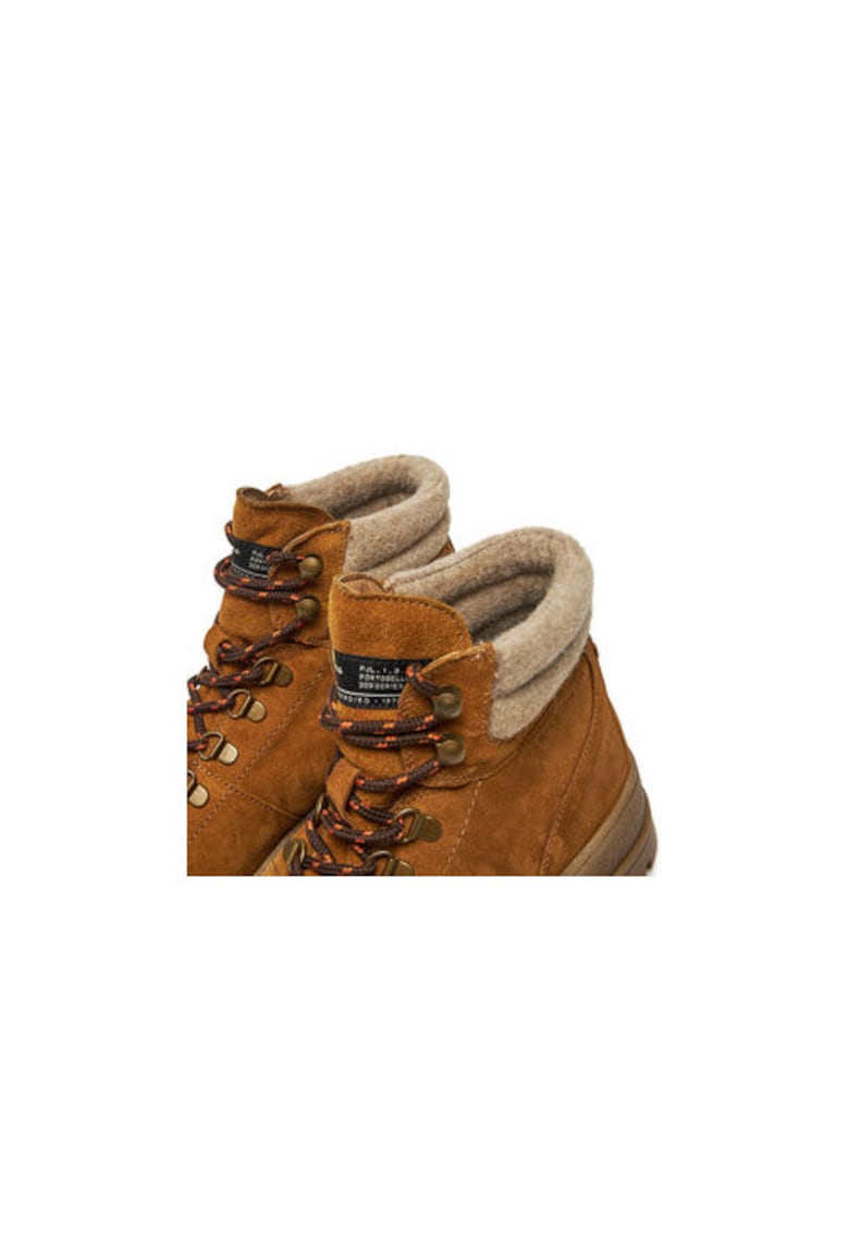 Bocanci de drumetie barbati  PMS50251 - Piele naturala - 46 EU - Maro