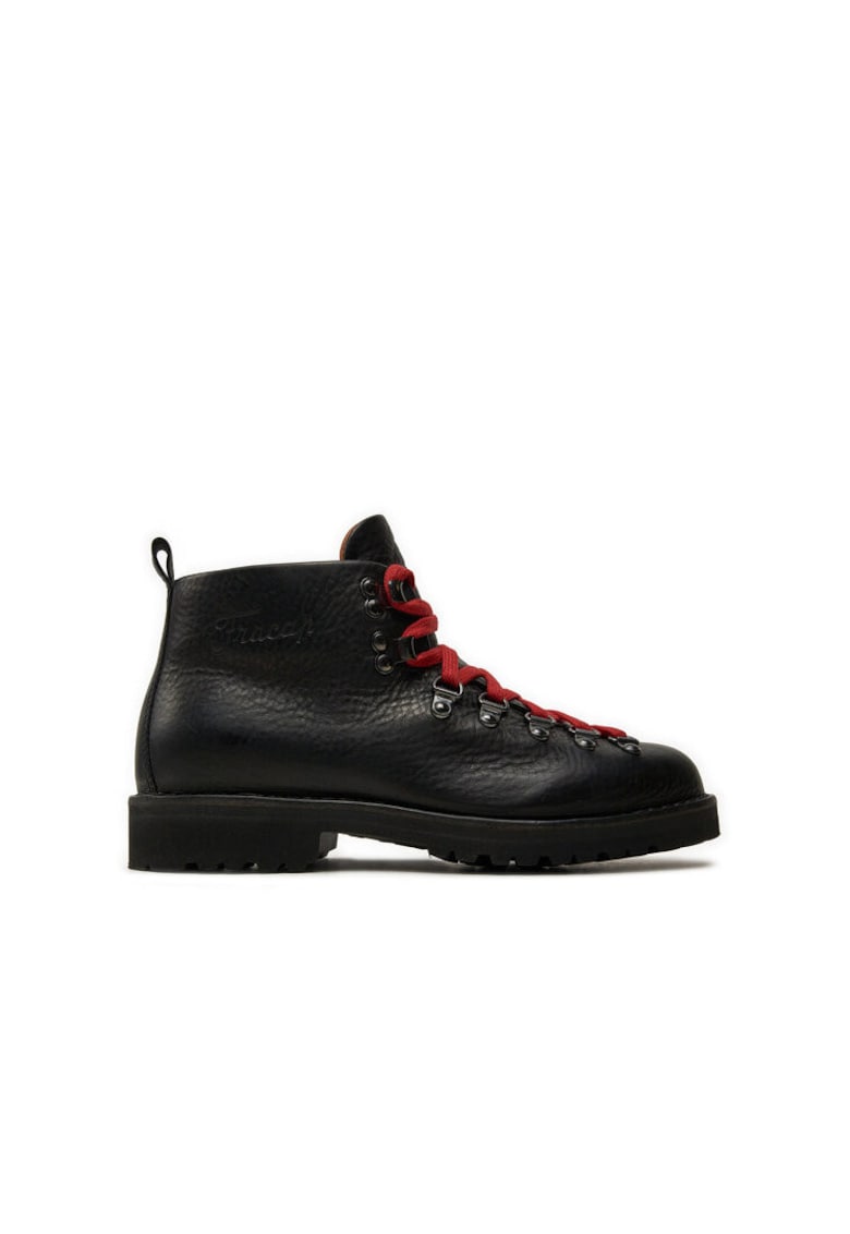 Fracap Bocanci de drumetie unisex MAGNIFICO M120 - Piele naturala - Negru - Negru