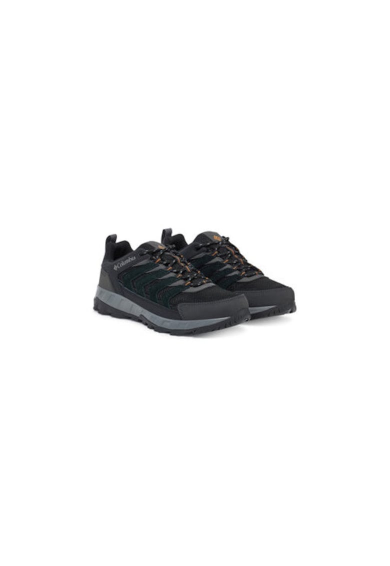 Bocanci trekking barbati 2076891 - Piele naturala - Negru - Negru