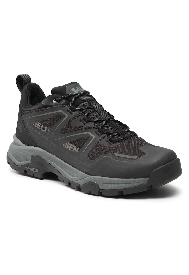 Bocanci trekking barbati 11749 - Textil - Negru - Negru