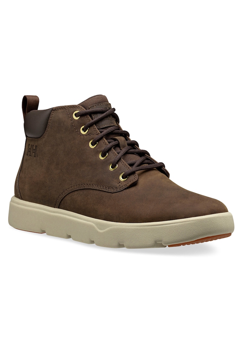 Bocanci trekking barbati 11738 - Piele ecologica - Maro - Maro