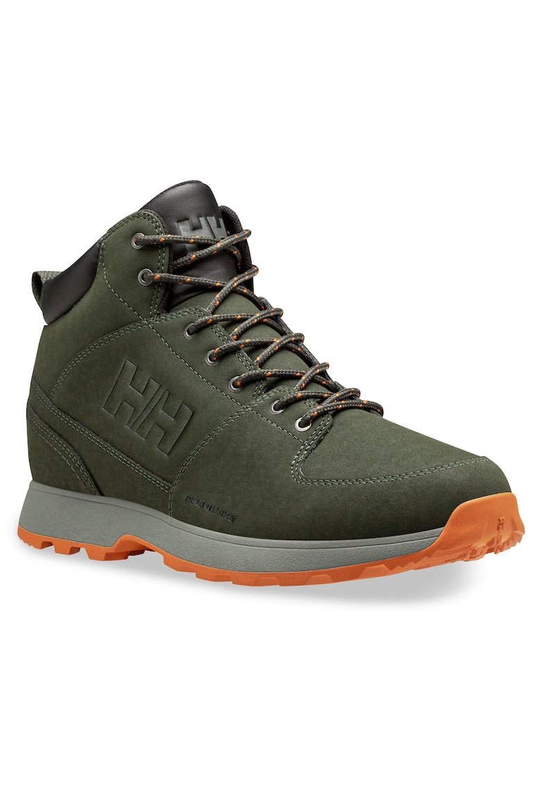 Bocanci trekking barbati 12039 - Piele naturala - Verde Bocanci trekking barbati 12039 - Piele naturala - Verde