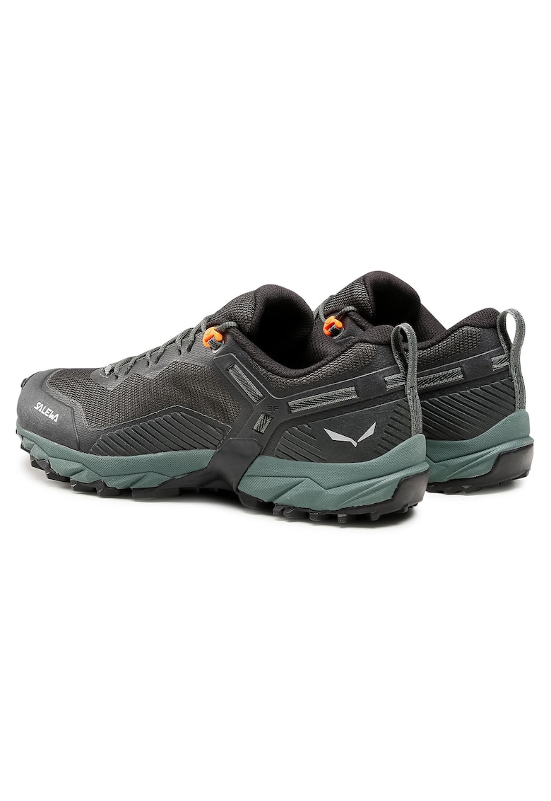 Bocanci trekking barbati 61388 - Textil - Negru/Verde - Verde/Negru