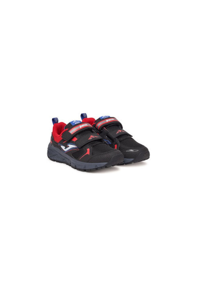 Pantofi sport copii  trekking - negru - textil
