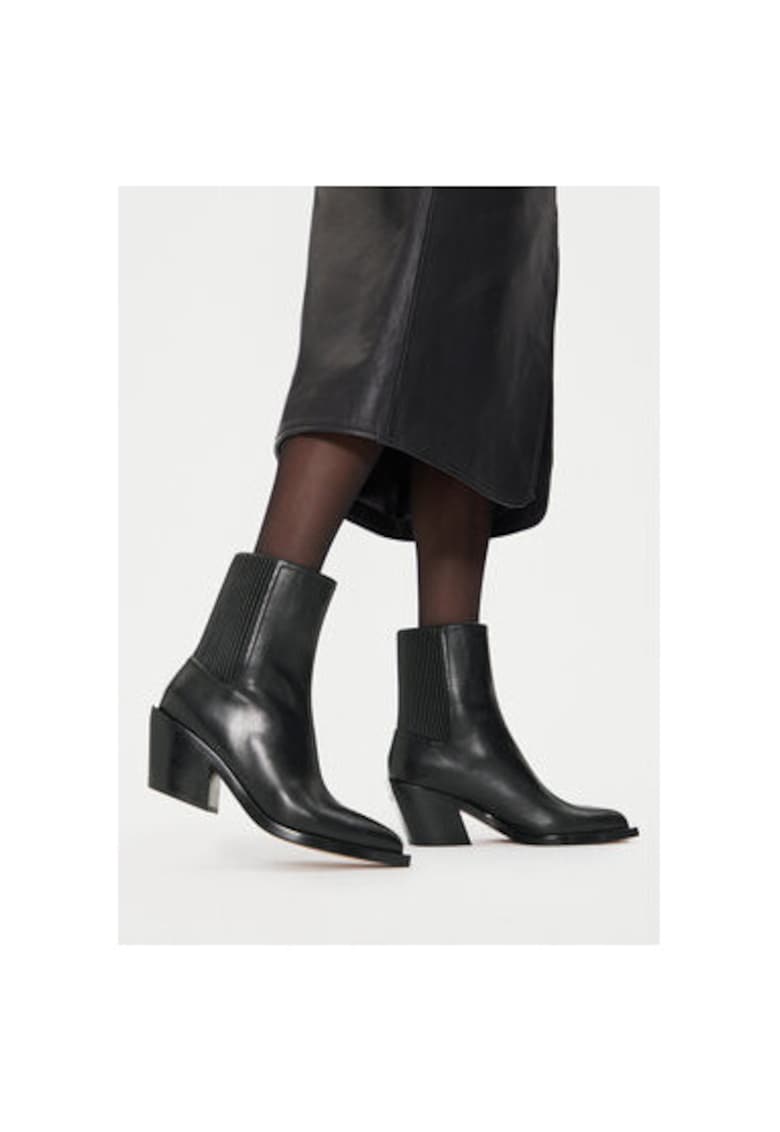 Botine dama CN136 - Piele naturala - Negru Botine dama CN136 - Piele naturala - Negru