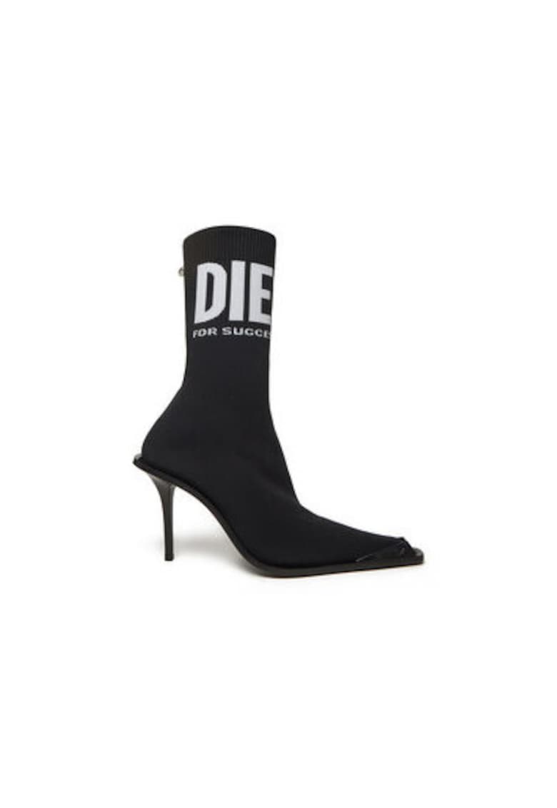 Botine dama Y03492P3120 - Textil - Negru - Negru