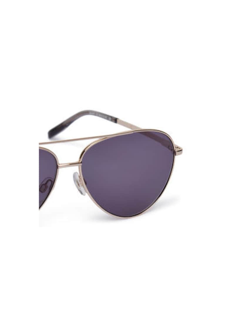 Ochelari de soare dama BA4051C2 - Sintetic - One-Size INTL - Negru/Auriu