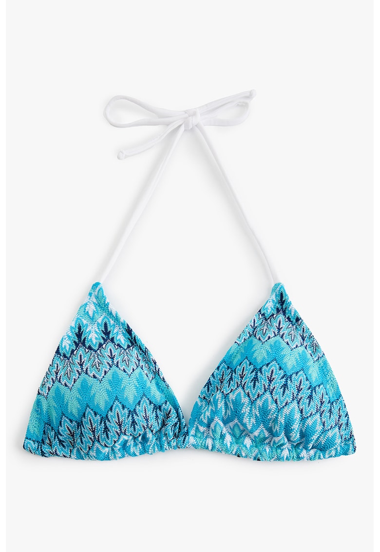 Sutien triunghiular de baie cu model