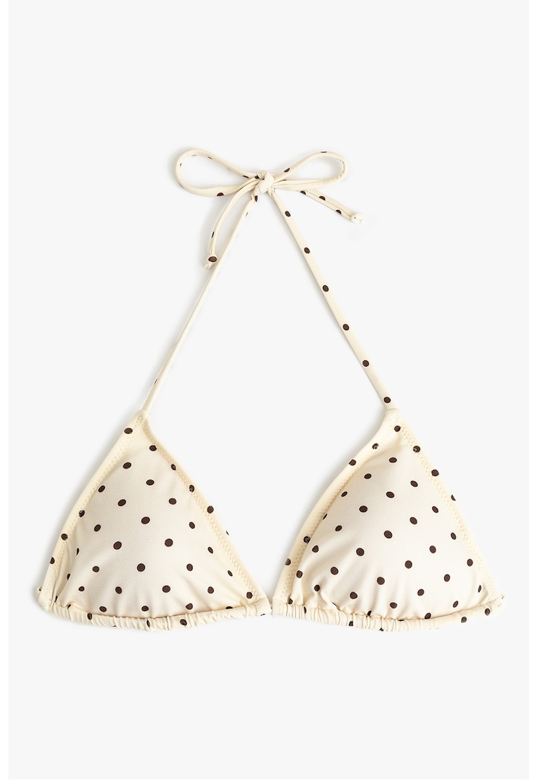 Sutien triunghiular de baie cu buline