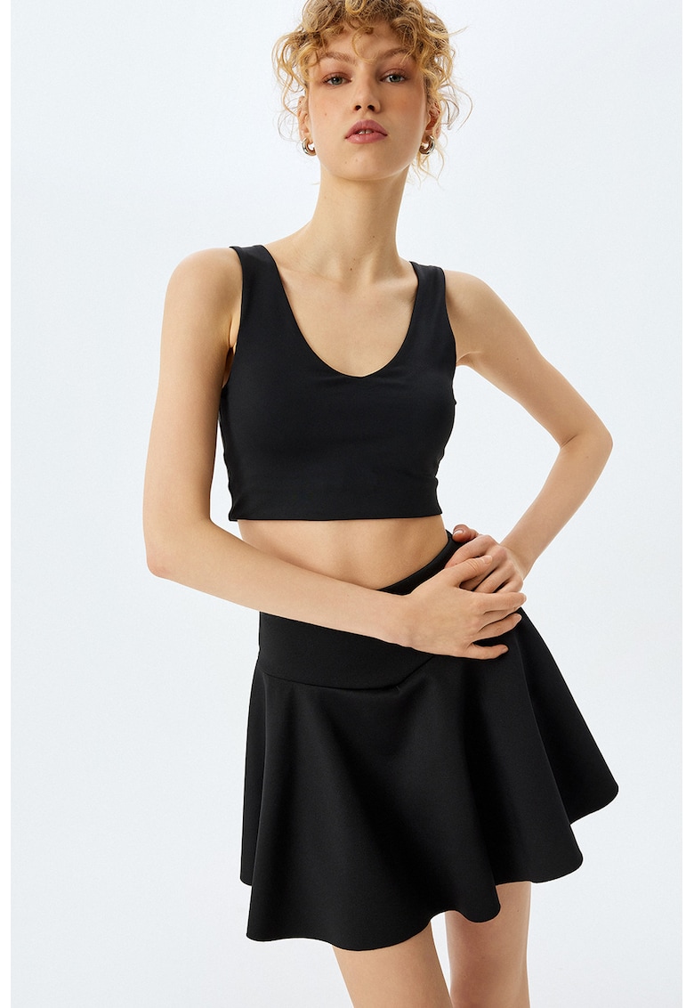 Bustiera cu decolteu rotund