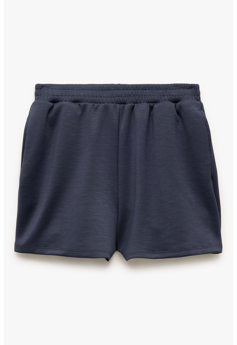 Pantaloni scurti cu talie elastica - Albastru ultramarin