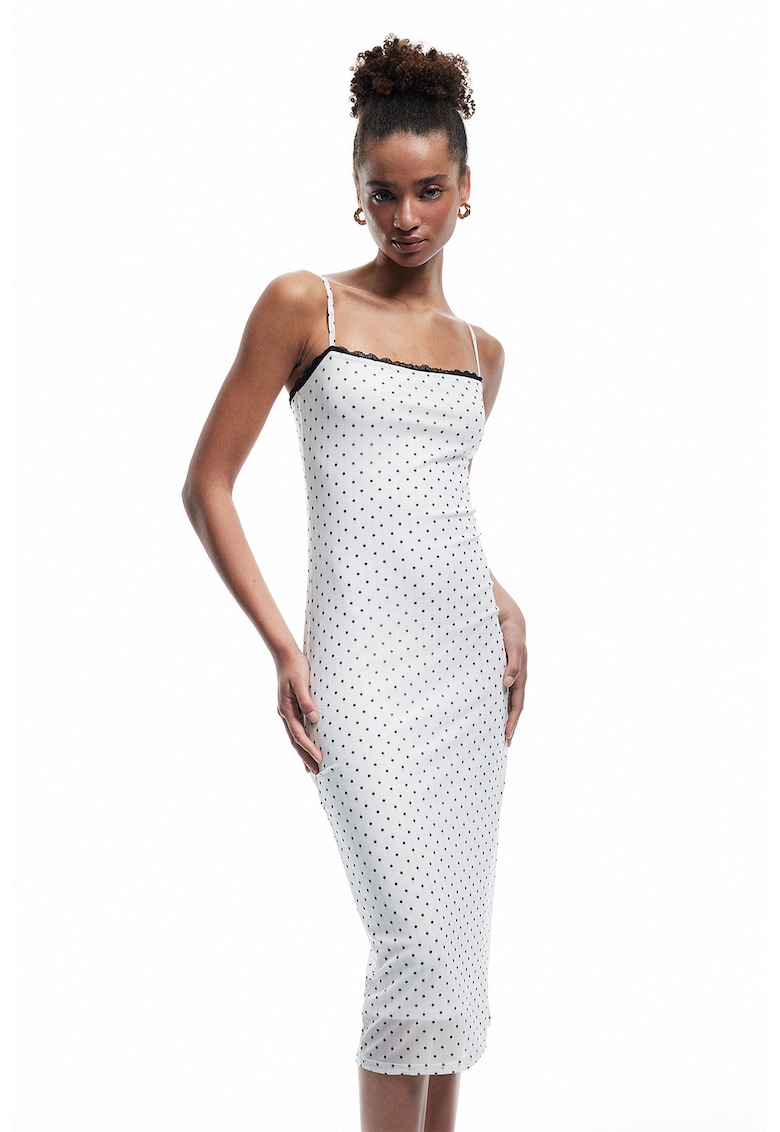 Rochie midi cu buline