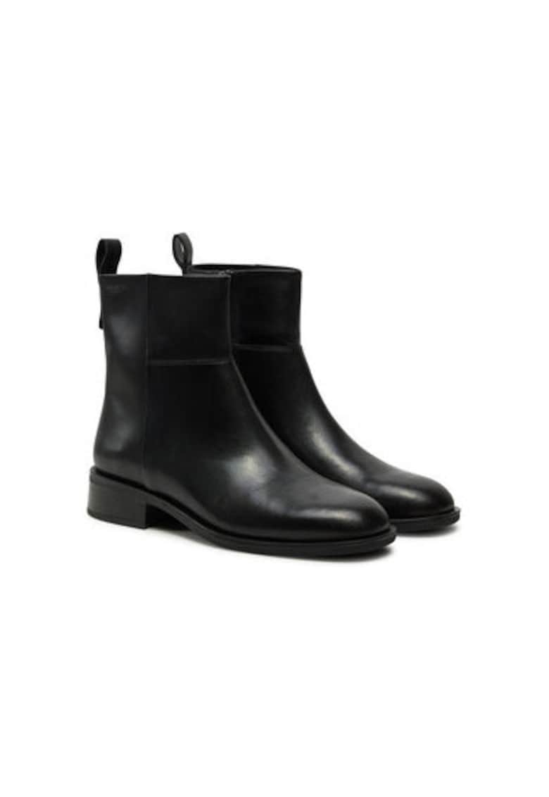 Botine dama 5835-001-20 - Piele naturala - Negru - Negru