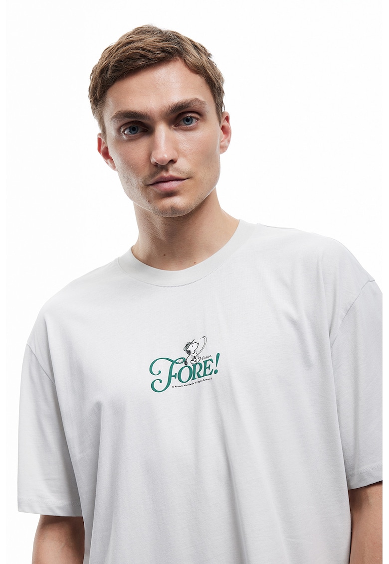 Tricou din bumbac cu imprimeu cu Snoopy Tricou din bumbac cu imprimeu cu Snoopy