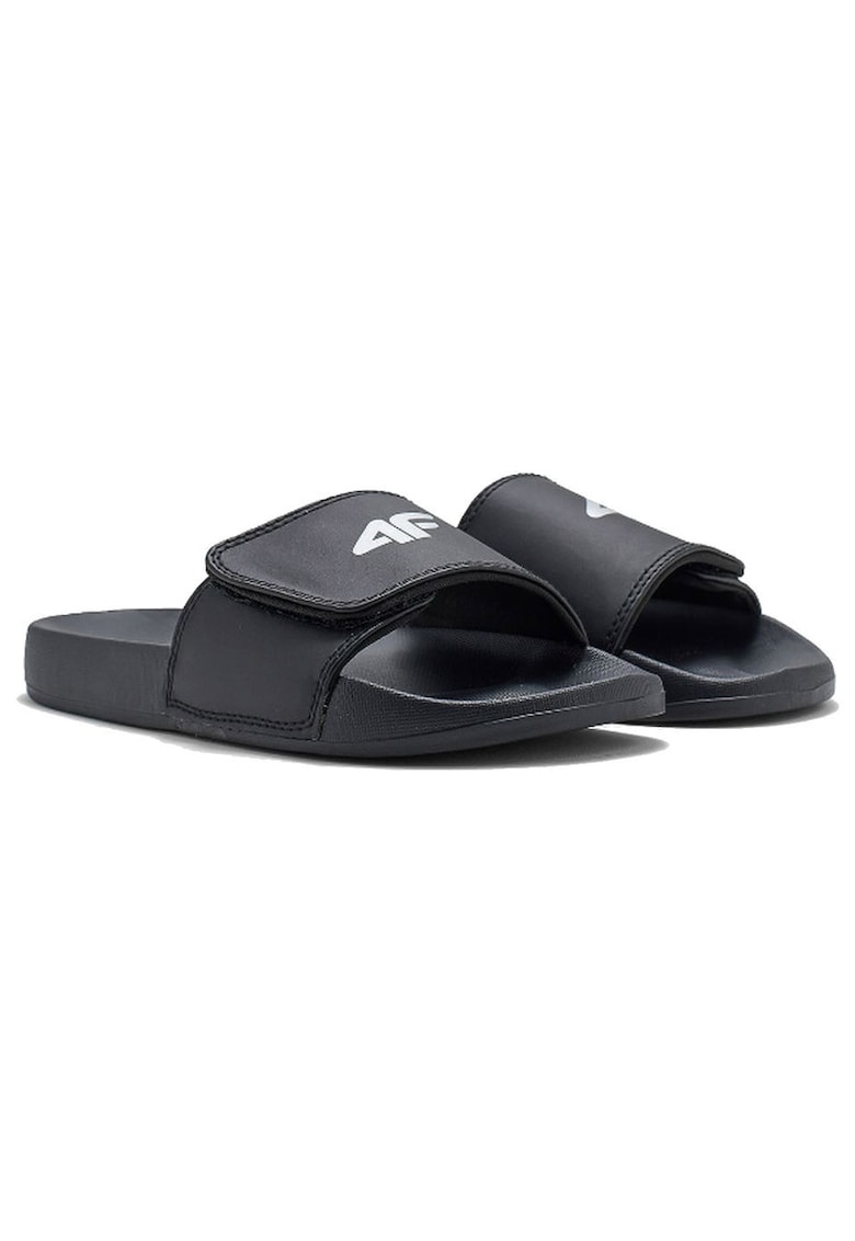 Papuci pentru copii M012 - spuma EVA - inchidere cu velcro - negru