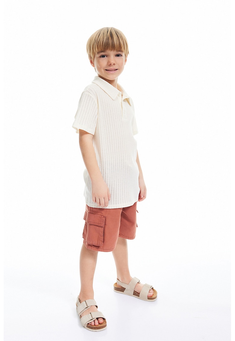 Pantaloni scurti din bumbac cu buzunare Pantaloni scurti din bumbac cu buzunare