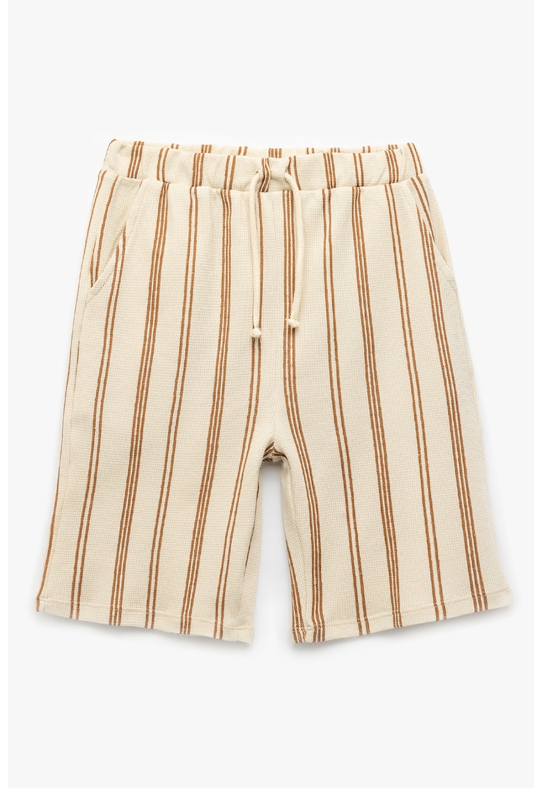 Pantaloni scurti cu snur de ajustare si buzunare laterale