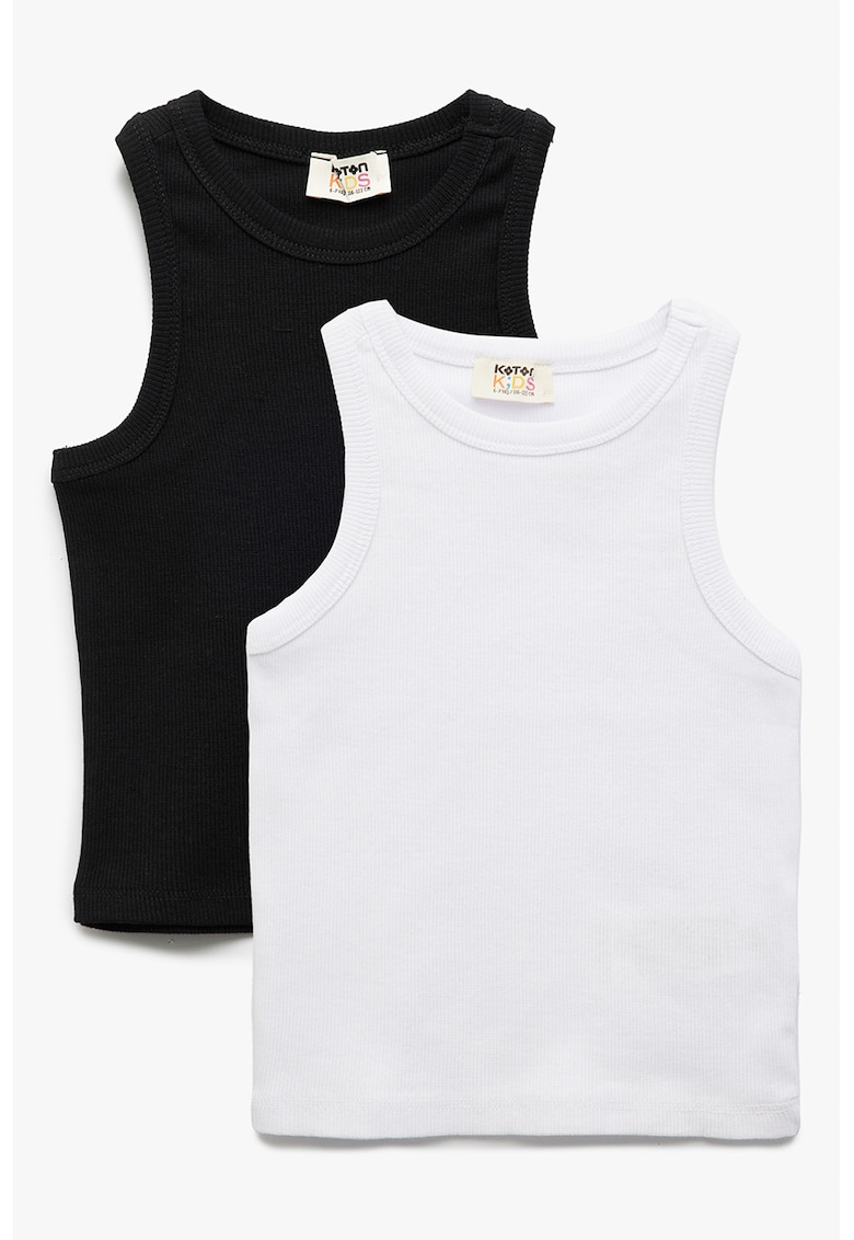 Set de top-uri cu model uni - 2 piese