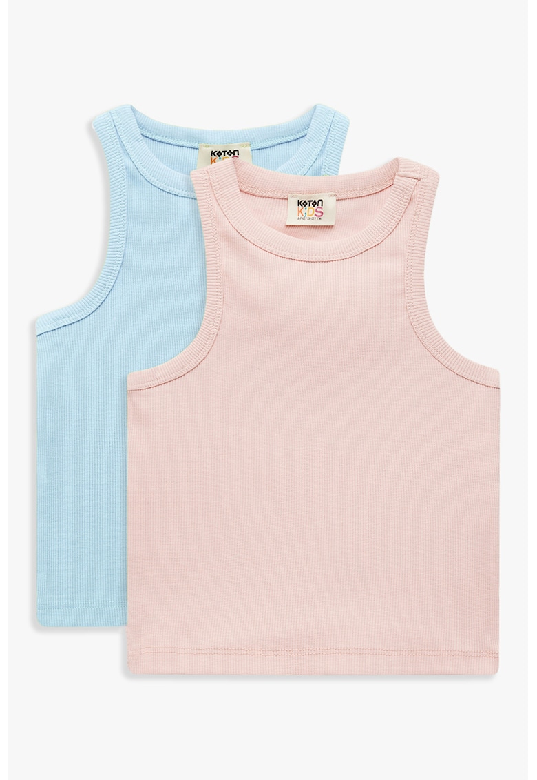 Set de top-uri cu model uni - 2 piese