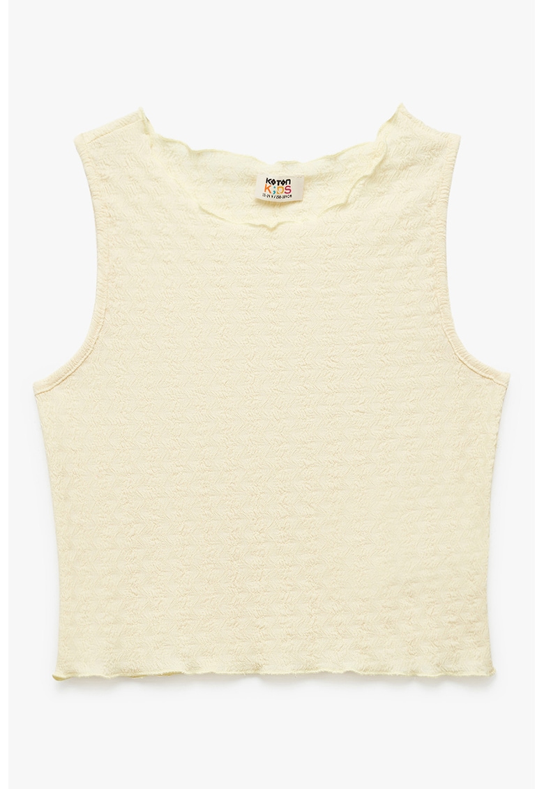 Top cu aspect texturat