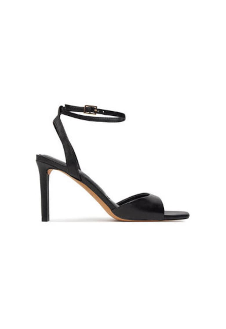 Sandale dama 13707889 - Piele ecologica - Negru - Negru