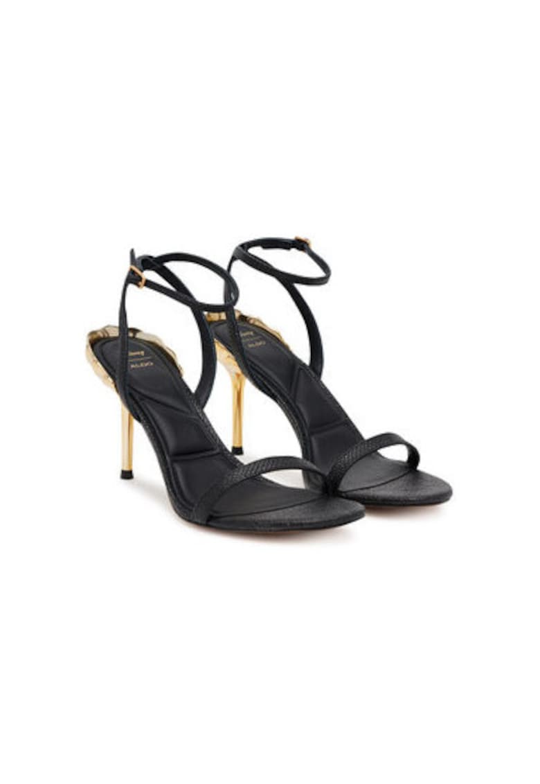 Sandale dama 14008289 - Piele ecologica - Negru - Negru