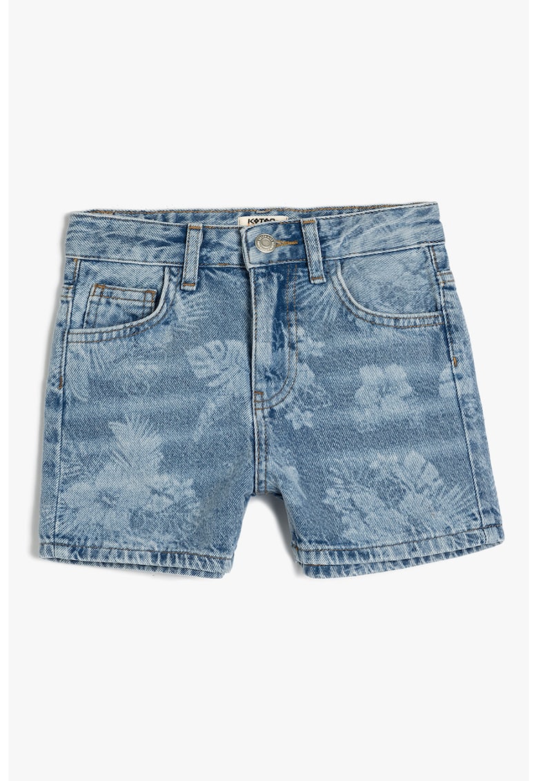 Blugi scurti cu model floral