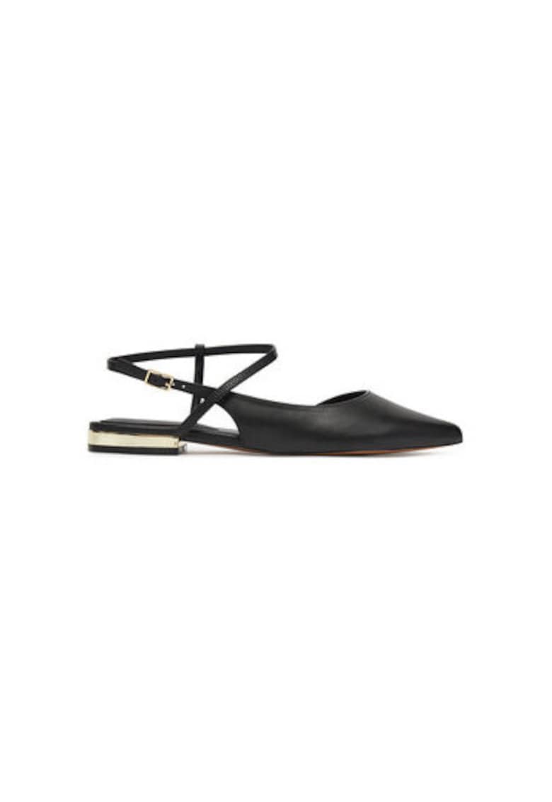 Sandale dama 13727786 - Piele ecologica - Negru - Negru