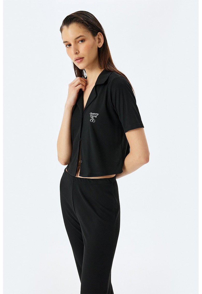 Pijama lunga striata