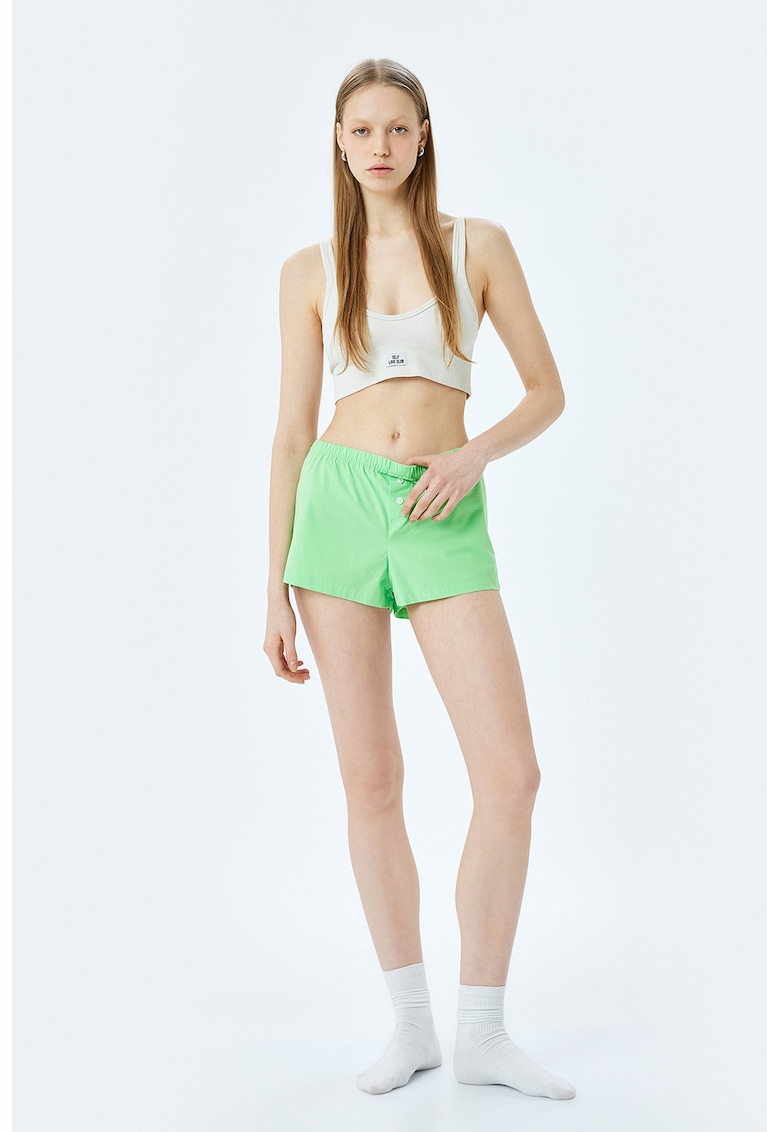 Pantaloni scurti de pijama cu talie elastica