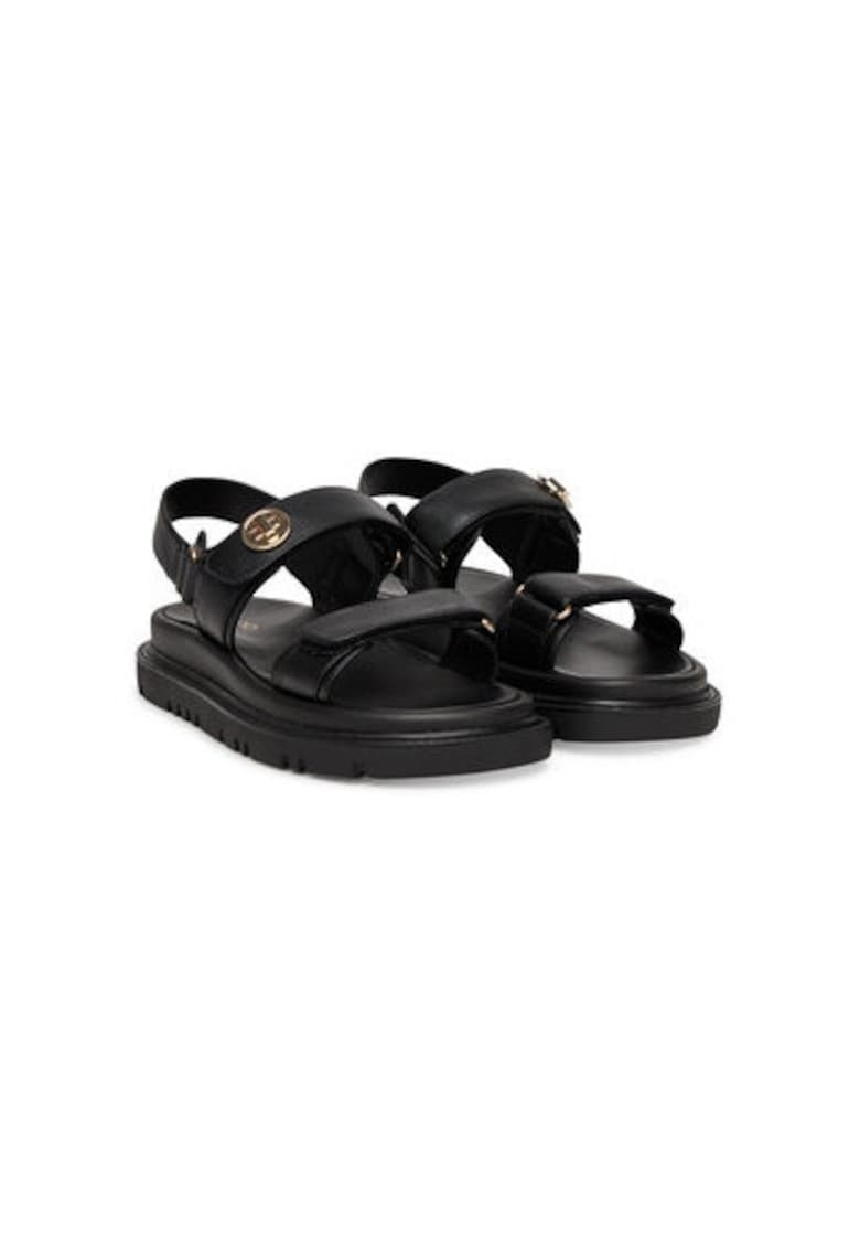 Sandale dama 13836282 - Piele ecologica - Negru - Negru