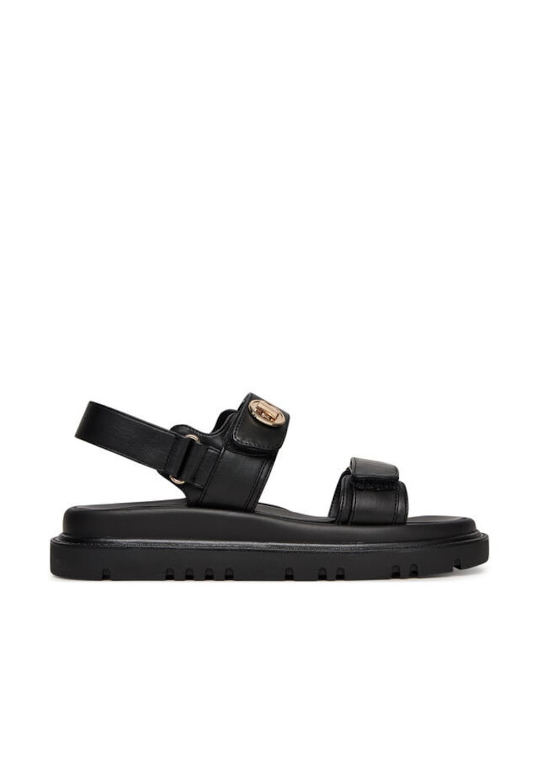 Sandale dama 13836282 - Piele ecologica - Negru - Negru