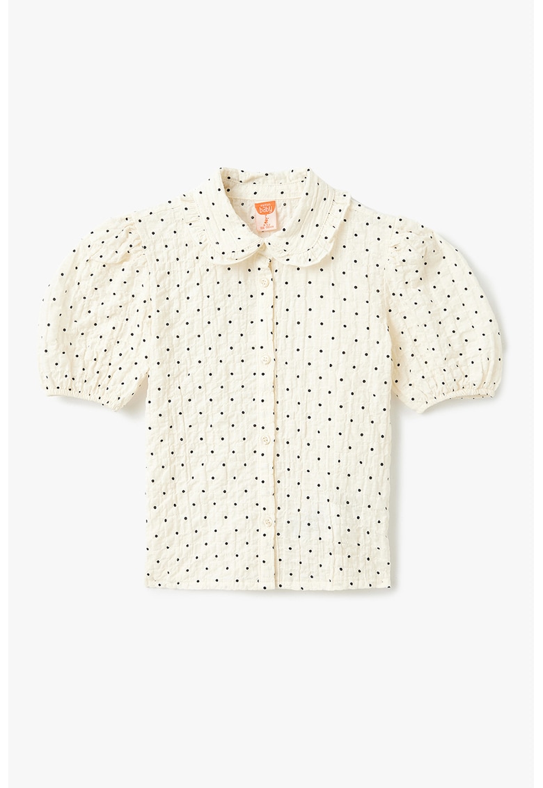 Camasa cu model buline si maneci scurte