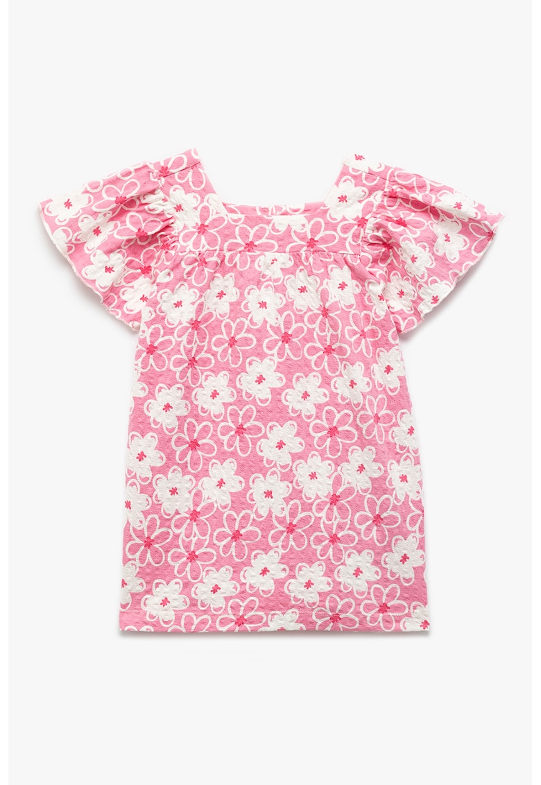 Rochie dreapta cu model floral