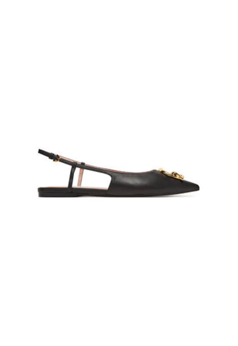Sandale unisex SB3 21 02 01 001 - Piele naturala - Negru - Negru