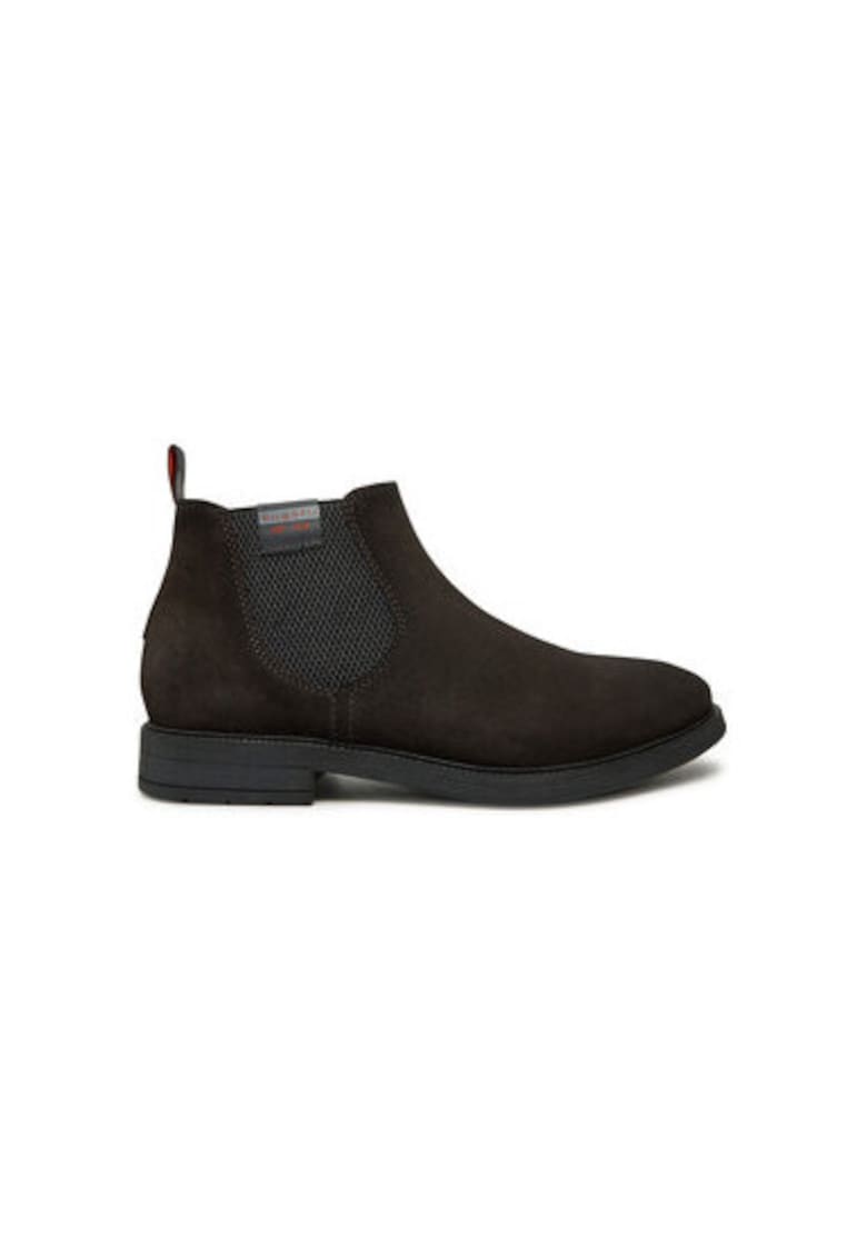 Botine barbati 311AGS301400 - Piele naturala - Gri - Gri
