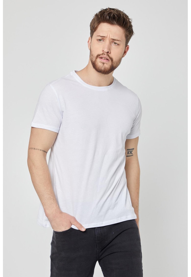 Tricou uni din bumbac Tricou uni din bumbac