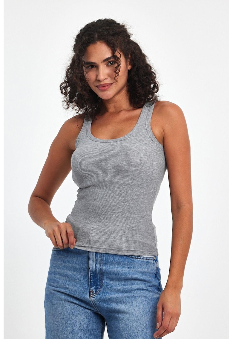 Top cambrat din amestec de lycra Top cambrat din amestec de lycra