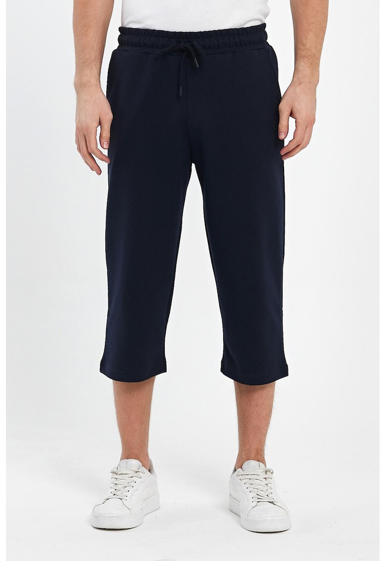 Pantaloni de trening trei sferturi cu snur