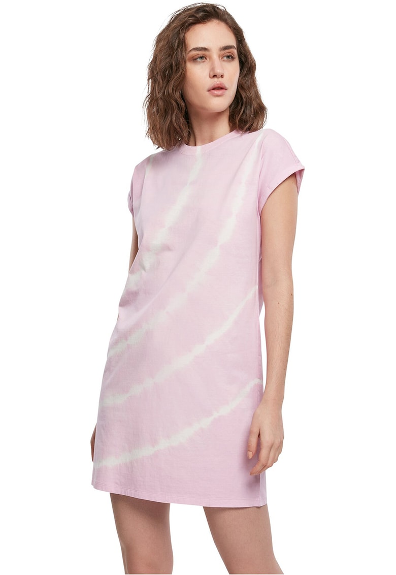 Rochie-tricou cu model tie-dye