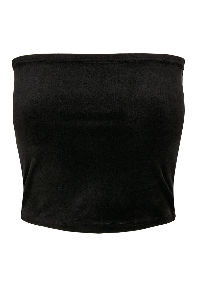 Sutien bandeau uni - Negru