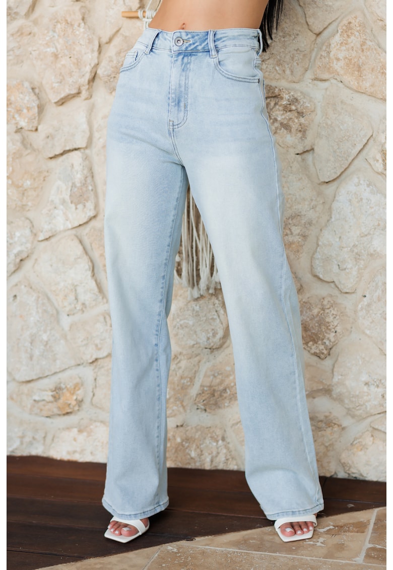 Blugi elastici din denim Light Blue 17607
