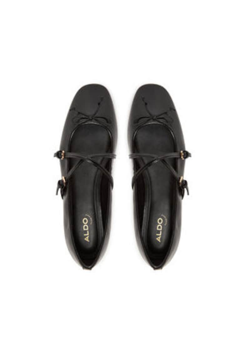 Balerini pentru femei -  piele ecologica - negru