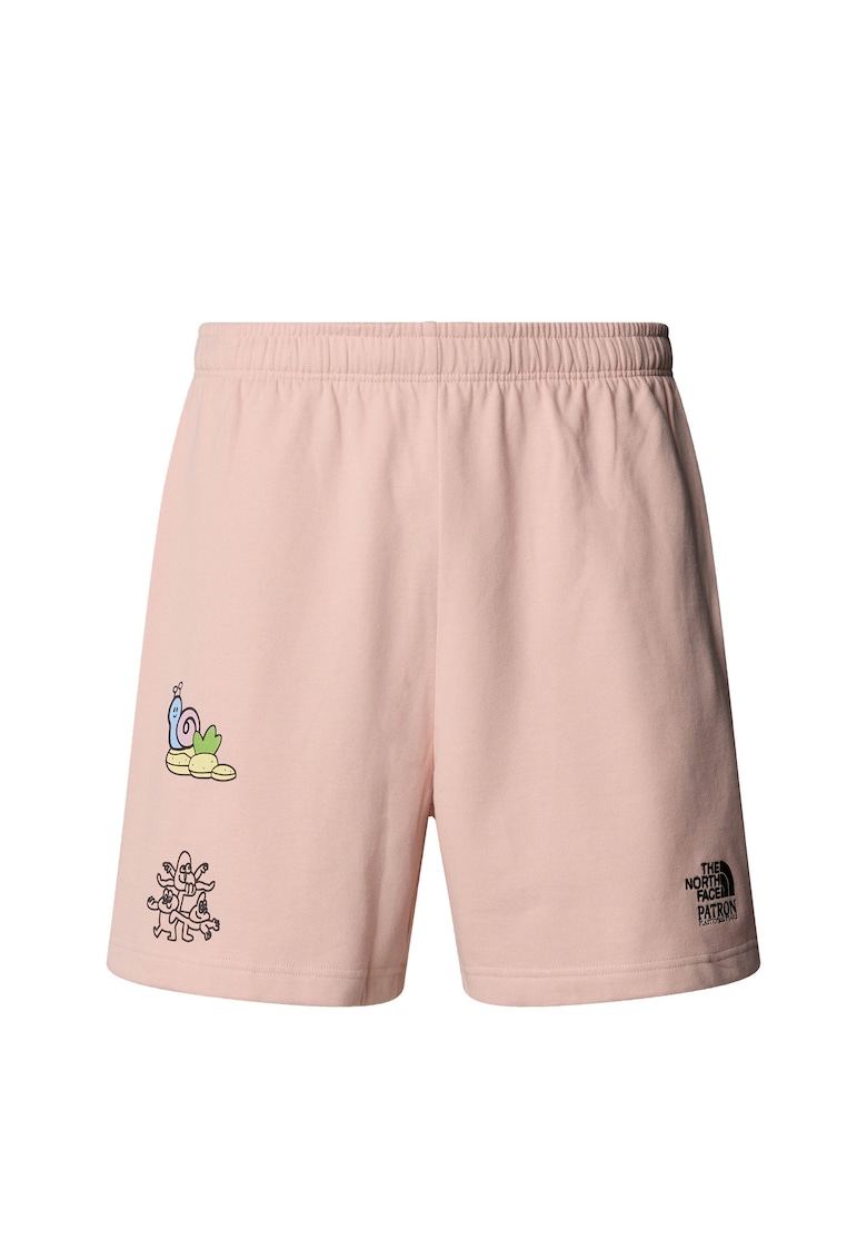 Pantaloni scurti sport unisex NF0A8C2XLK61 - Bumbac - Roz - Roz