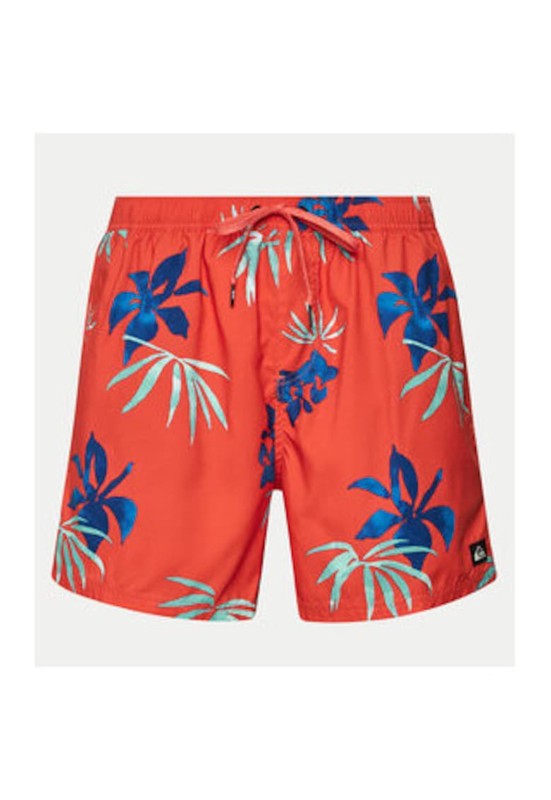 Pantaloni scurti de baie  sintetici - rosii -