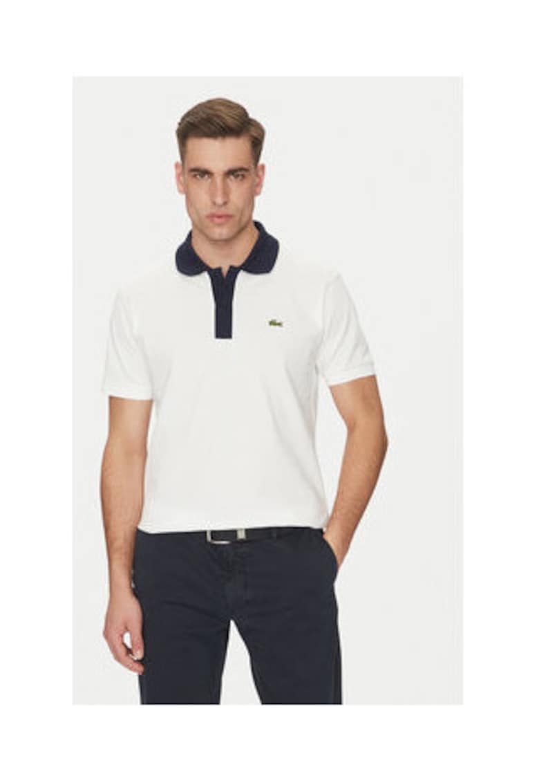 Tricou  PH9879 522 alb/albastru navy - 100% bumbac