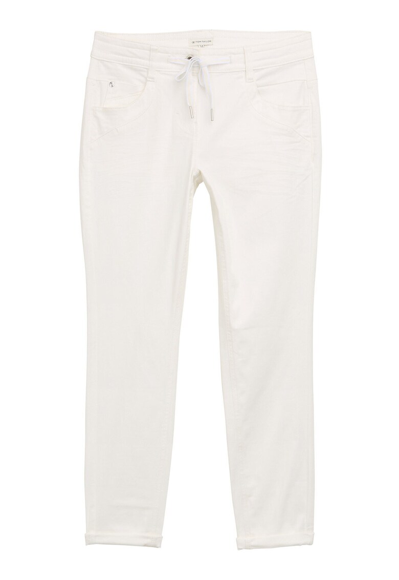 Pantaloni dama 1040963 - Bumbac/Poliester - Alb - Alb