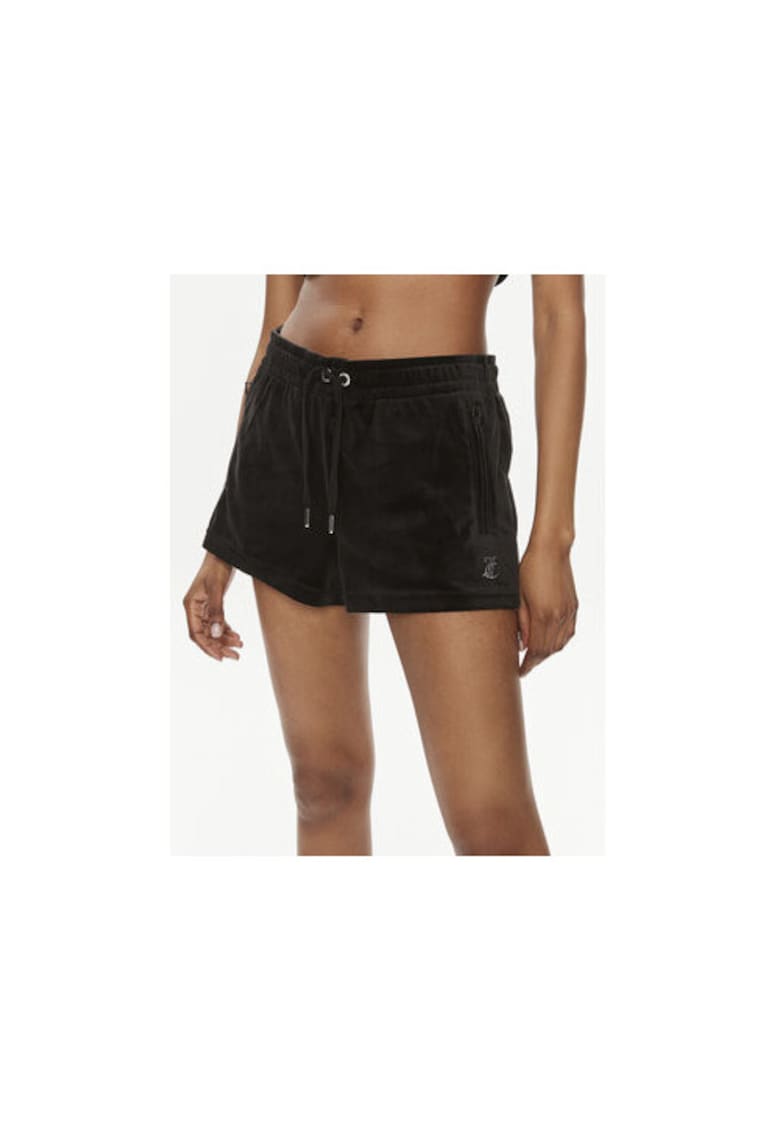 Pantaloni scurti sport dama  JCWH121001 - Poliester/Elastan - Negru