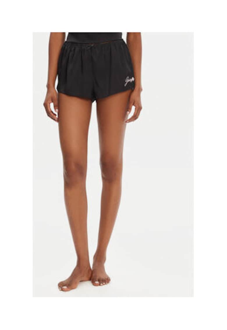 Pantaloni Pijama dama - JCLHS125512 - negru - poliester si elastan -