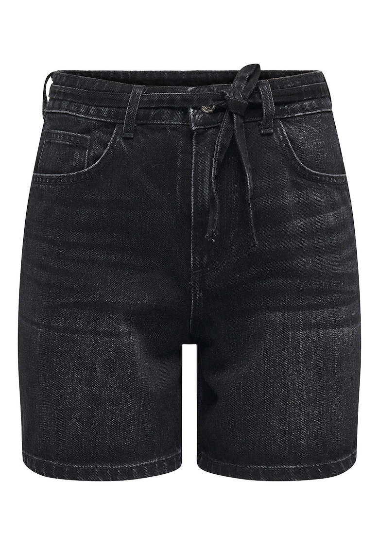 Pantaloni scurti din denim dama 15340706 - Bumbac/Bumbac - Negru - Negru